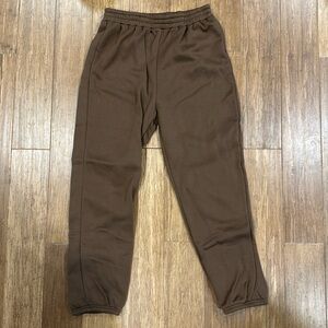 Brown sweatpants